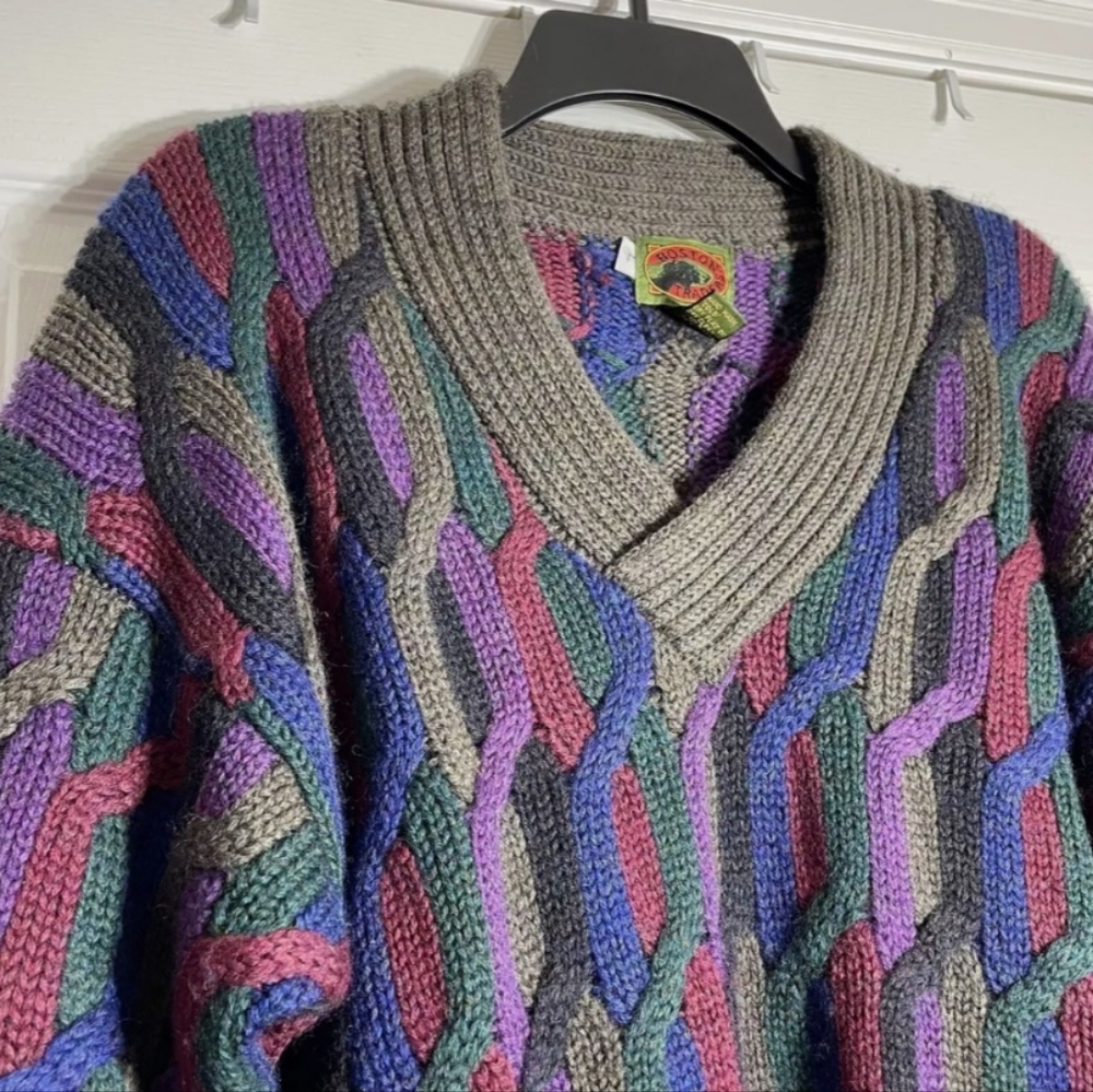 100% Vintage wool sweater - Picture 2 of 5